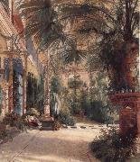 Carl Blechen The Palm House on the Pfaueninel Sweden oil painting artist
